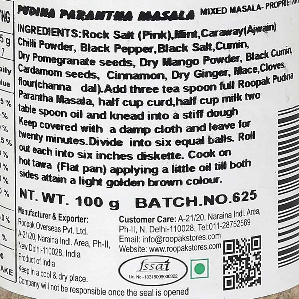 Pudina Prantha Masala