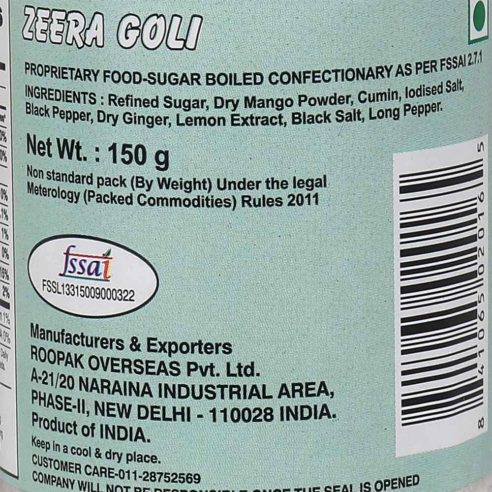 Zeera (Cumin) Goli
